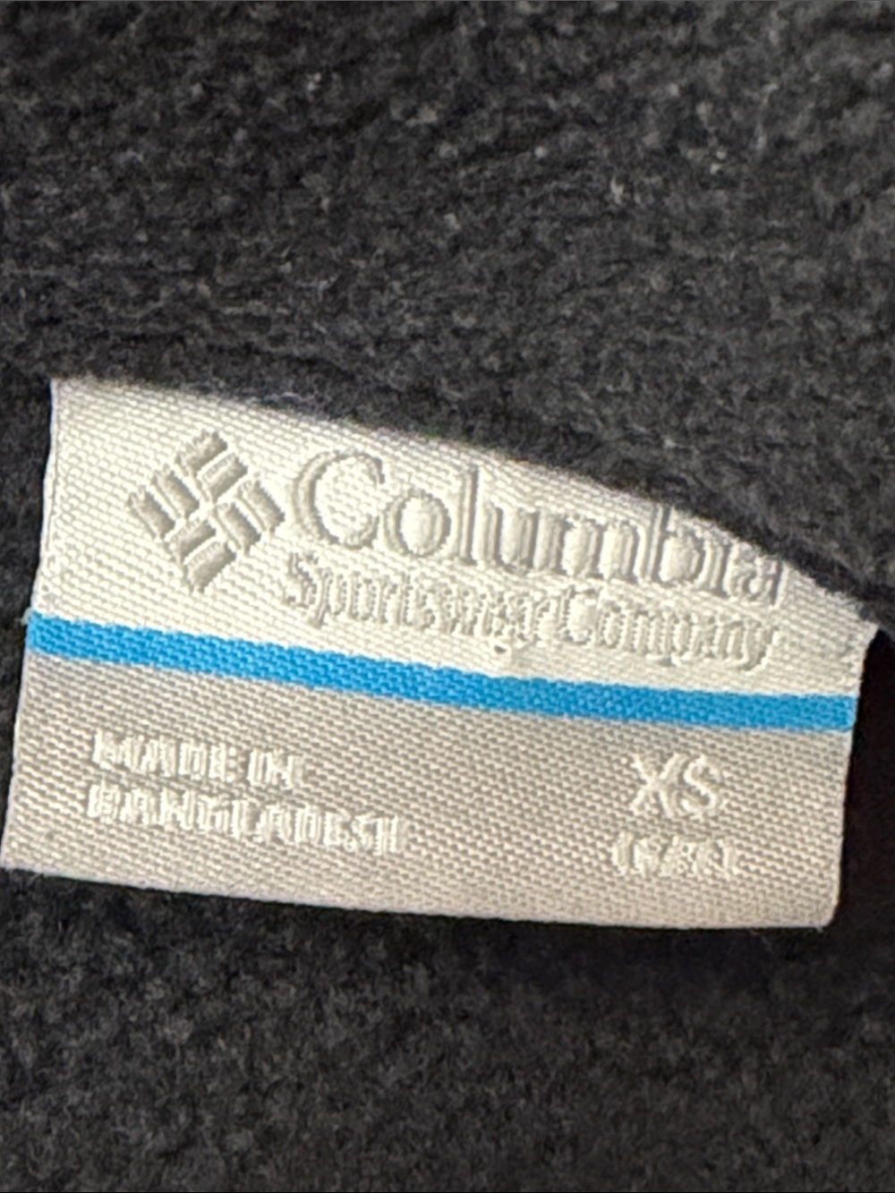 Columbia Black Full Zip Fleece Sweatshirt - Picture 4 of 7